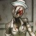 A Bubble Head Nurse from Silent Hill 2