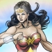 Wonder Woman turning.