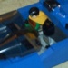 Lego Batmobile based on the Super Powers/mid 1980's Batmobile.