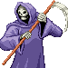 Scratch-made sprites of Death from Castlevania.