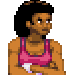 Sprites of characters from Guardians of the 'Hood
